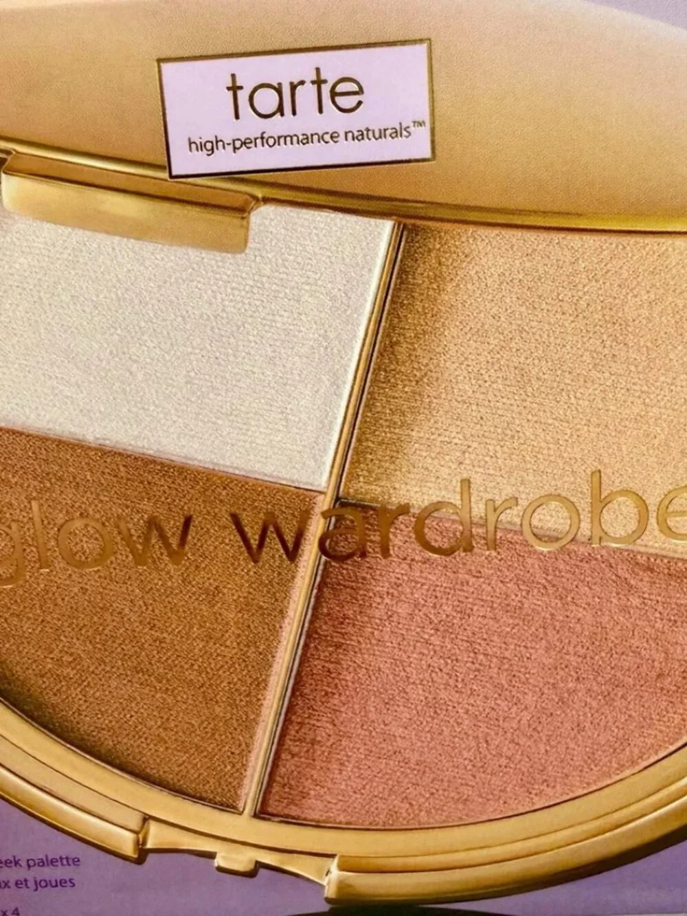 tarte Glow Wardrobe Eye & Cheek Palette Eyeshadow & Highlighter New Makeup NIB